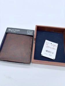 Buxton Style SR36/34 Folio Herren Geldbörse Neu in Holzbox Echtleder - Bild 1 von 4