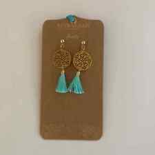 NWT Shiraleah Chicago jewelry - Anthropologie - Bali earrings in turquoise