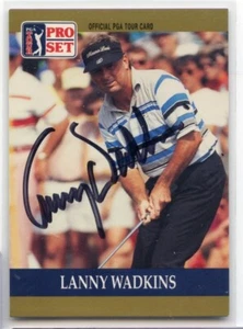 Lanny Wadkins signed Autogramm AUTO 1990 Pro Set PGA Golf Card #35 - Bild 1 von 1