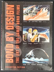 007 Bond by Design Excerpted Edition Paperback Book the Art of James Bond Films - Picture 1 of 2