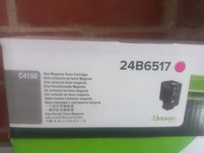 Genuine Lexmark 24B6517 MAGENTA Toner Cartridge for Lexmark C 4150 Series - Image 1 of 3
