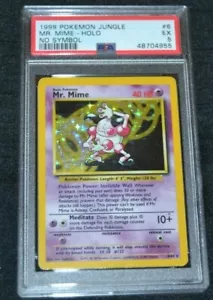 Hoolo Foil Mr. Juego de cartas de Pokémon Mimo # 6/64 sin símbolos error jungla PSA 5 EX - Imagen 1 de 2