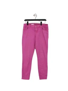 Gap Women's Jeans UK 12 Pink Cotton with Elastane, Polyester Straight - Picture 1 of 6