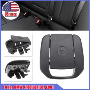 Rear Seat Black Isofix Mount Cover 52207118674 for BMW E81 E87 F20 E90 US Black - Imagen 1 de 6
