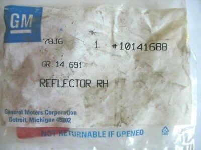 NUEVO GM #1014688 reflector luces de esquina derecha BUICK OLDSMOBILE PONTIAC CHEVROLET? Foto 1 de 2