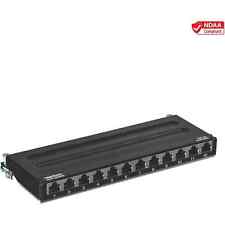 TRENDnet 12-Port Cat6A TC-P12C6AS Shielded Wall Mount Patch Panel