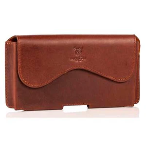 Magnetverschluss Rost-Braun-2 Matador Samsung Galaxy Note 8 Leder Handy Tasche - Bild 1 von 3