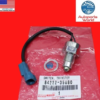 INTERRUPTOR INDICADOR DE TRANSFERENCIA ORIGINAL TOYOTA 4RUNNER FJ TACOMA GX NO.1 84222-35080 Foto 1 de 2