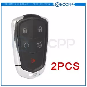 2 For Cadillac ATS 2015 2016 2017-2019 Remote Keyless Entry System 5 Buttons - Picture 1 of 12