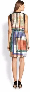 ETRO PRINTED POINTELLE SHEATH DRESS sz 42 MRSP $1,940 - Picture 1 of 1
