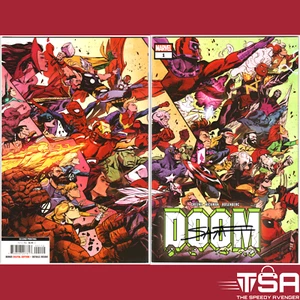 DOOM #1 SIGNED! Sanford Greene 2nd Printing Wraparound Variant MF DOOM TRIBUTE! - Picture 1 of 3