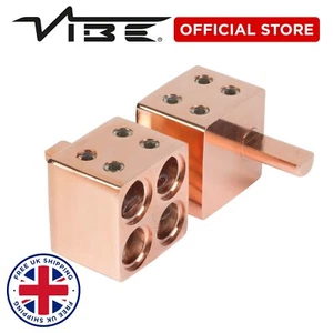 VIBE Critical Link Car Amp 4x0AWG Quad Amplifier Power Input Terminal Adaptor - Picture 1 of 2