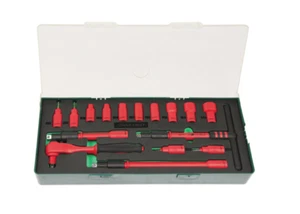 Jonnesway S03V3116SC 16 Piece 3/8" Drive 1000V Insulated Socket Set 8-22 MM - Picture 1 of 4