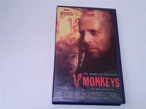 12 Twelve Monkeys 1995 VHS German PAL Video Großbox Bruce Willis Terry Gilliam - Bild 1 von 5