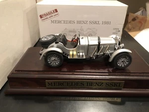 Danbury Mint & Creative Master 1931 Mercedes Benz SSKL Rare - Silver - 1 of 100 - Picture 1 of 10