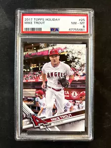 Mike Trout 2017 Topps Holiday - #HMW25 - Imagen 1 de 2