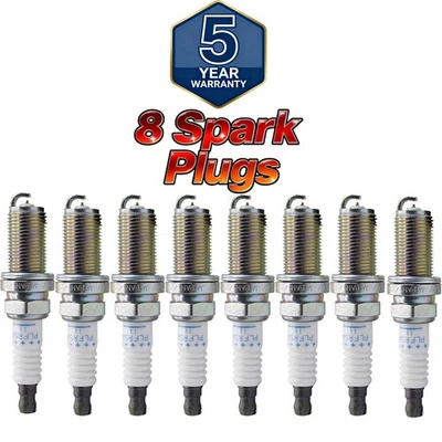 Set of 8 Spark Plugs NGK 6240 Laser Platinum PLFR5A11 For Nissan Suzuki 4.0L - Image 1 of 4