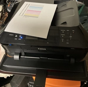 Canon Pixma MX922 AIO Color Inkjet Printer & USB/+ Ink Levels Tested EXCELLENT! - Picture 1 of 12