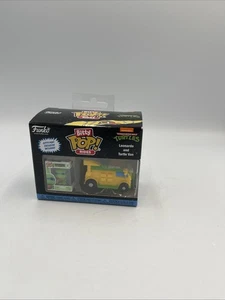 Teenage Mutant Ninja Turtles Funko BItty POP! Rides Leonardo & Turtle Van - Imagen 1 de 2