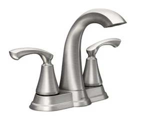 Moen Tiffin 2-Griff Mittelgarnitur Waschtischarmatur, WS84876SRN - NEU - Bild 1 von 10