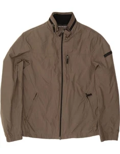 GEOX Mens Bomber Jacket UK 38 Medium Brown Polyester CQ02 - Picture 1 of 3