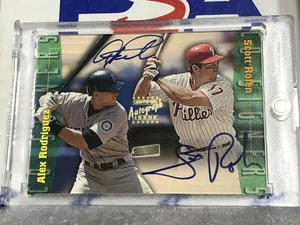 Alex Rodriguez Scott Rolen 1999 Topps Stadium Club Co-Signers Dual Auto Legends - Picture 1 of 2