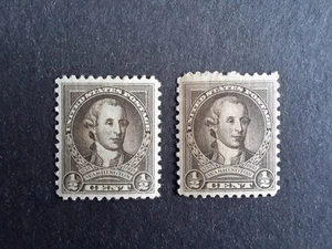 US stamps 1932 MNH & MLH Sc# 704 Washington 1/2c OG - Picture 1 of 2