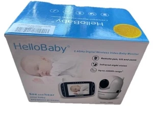 HelloBaby Digitales kabelloses Video Babyphone 2,4 GHz 3,2 Bildschirm mit Kamera - Bild 1 von 6