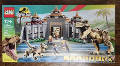 Nuevo sellado LEGO Jurassic Park Visitor Center: T Rex & Raptor Attack 76961 Foto 1 de 2
