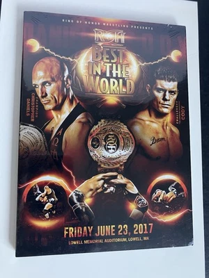 RING OF HONOR WRESTLING ROH BEST IN THE WORLD 2017 DVD AEW CMLL NJPW WWE NXT TNA - Image 1 of 2