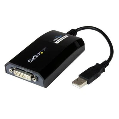 StarTech.com USB2DVIPRO2 USB A zu DVI Adapter für PC & Mac St/Bu - Bild 1 von 4