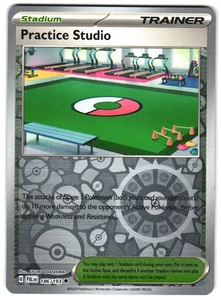 Practice Studio 186/193 Reverse Holo SV02: Paldea Evolved Pokemon TCG - Picture 1 of 2