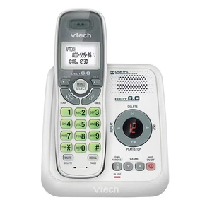 Vtech CS6124 6.0 Schnurloses Telefon Digital Anrufbeantworter Anruferkennung Weiß - Bild 1 von 1