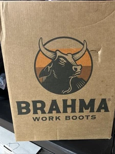 Brahma Men's Alpha Steel Toe Waterproof 6" Work Boot Brown size 8.5 - Picture 1 of 5
