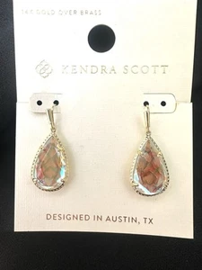 Kendra Scott Tropfen Dichroitisches Glas Gold - Bild 1 von 4