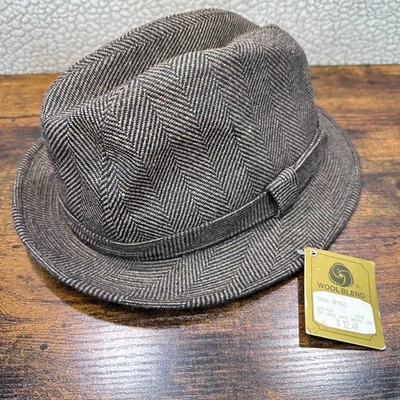 NUEVO De colección Antiguo Stock Dorfman Pacific sombreros de lana irlandeses para caminar talla L Foto 1 de 4