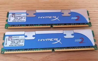 2GB KIT KINGSTON HyperX DDR2 RAM 800MHz PC2-6400U 240-pol. CL4 KHX6400D2LLK2/2G - Bild 1 von 2