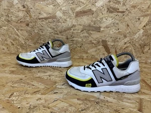 New Balance 574 Cordura Größe 5 UK Weiß Schwarz Neon Damen Herren - Bild 1 von 8
