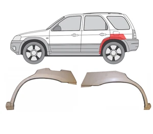 Mazda Tribute 2000-2008 Radlauf Reparaturblech Set hinten / L+R - Bild 1 von 4