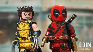 LEGO Marvel Jin Customs Deadpool & Wolverine Set Minifigures NEW - Picture 1 of 9