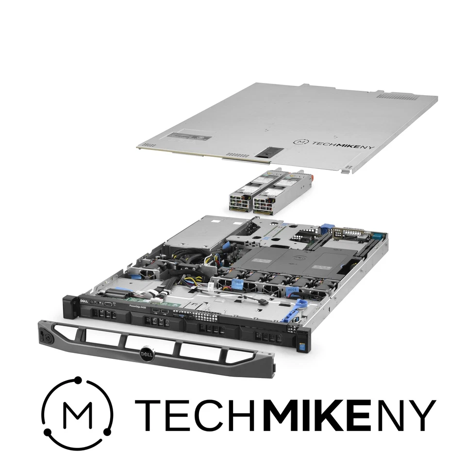 Dell PowerEdge R430 Server 4-Bay LFF E5-2620v3 2.40Ghz 6-Core 32GB RAM Bezel - Image 1 of 4