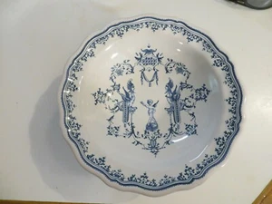 Faience Bondil a Moustiers Compote Louis XIV "Berain" Decor France Signed Cupid - Picture 1 of 6
