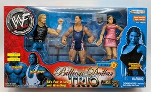 2002 WWF Jakks Billion Dollar Trio Triple H Kurt Angle Stephanie McMahon 002 - Picture 1 of 8