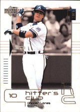 2000 Upper Deck Hitter's Club #8 Chipper Jones