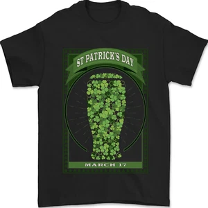 Klee Bier St.Patrick's Day Herren 100% Baumwolle - Bild 1 von 15