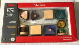 Fisher-Price Surprise Inside Shapes Set Wooden Toys for Infants & Toddlers NEW - Picture 1 of 2