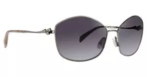 NEW Badgley Mischka Lynette Sunglasses Gunmetal 100% AUTHENTIC - Picture 1 of 1