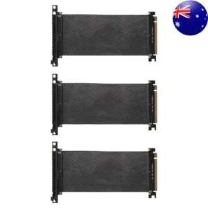 PCIe 3.0 16X Extension Cable Cord 90 Degree PCI Express 16X Flexible Riser Cards - Afbeelding 1 van 21