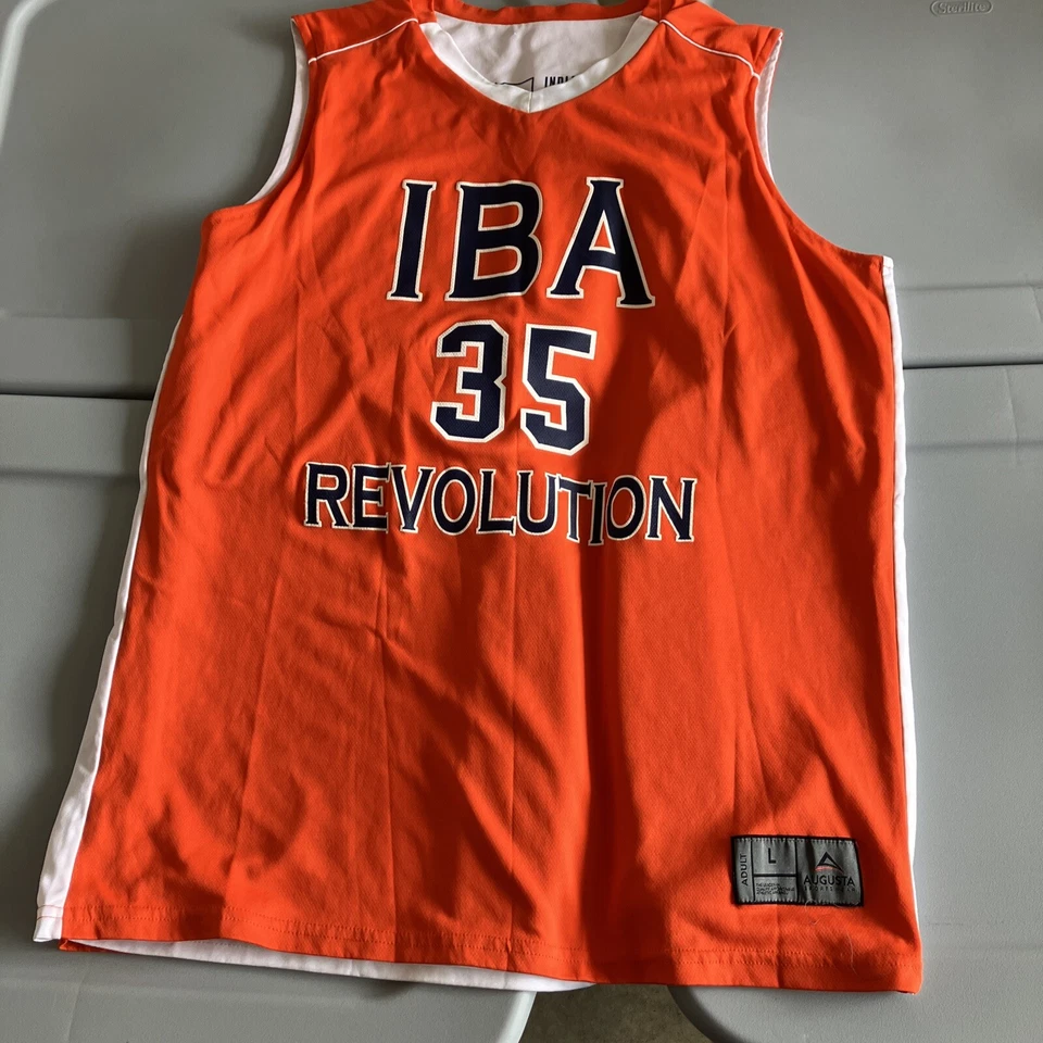Camiseta para hombre Indiana Basketball Academy IBA naranja #35 grande ¡Rara! Foto 1 de 4