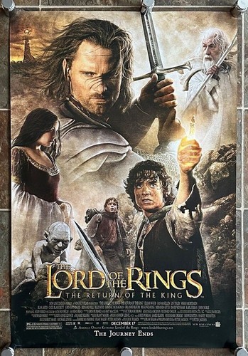 LORD OF THE RINGS: ROTK - 2003 - Original 27x40 Movie Poster - AA BEST ...